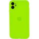 Чохол Silicone Case Full + Camera для iPhone 12 Lime Green купити