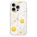Чохол прозорий Print FOOD with MagSafe для iPhone 14 PRO Eggs