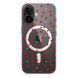 Чехол прозрачный Print Love Kiss with MagSafe для iPhone 17 More Hearts