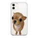 Чехол прозрачный Print Dogs для iPhone 12 MINI Dog Chihuahua Light-Brown купить