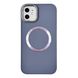 Чехол Matte Colorful Metal Frame MagSafe для iPhone 12 PRO MAX Lavander Grey купить
