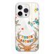 Чохол прозорий Print NEW YEAR with MagSafe для iPhone 16e | 17e Deer antlers