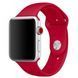 Ремешок Silicone Sport Band для Apple Watch 38mm | 40mm | 41mm | 42mm (10 | 11 series) Rose Red размер L