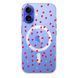 Чехол прозрачный Print Love Kiss with MagSafe для iPhone 17 More Hearts