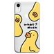 Чохол прозорий Print Duck для iPhone XR Duck What? купити