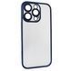 Чехол Titan Frame Matte PC Case для iPhone 16 PRO Blue - ash-mobile.com.ua - фото 1