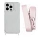 Чохол прозорий з ремінцем для iPhone 13 MINI Pink Sand - ash-mobile.com.ua - фото 1