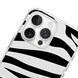 Чохол прозорий Print Zebra для iPhone 16 PRO MAX