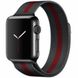 Ремінець Milanese Loop для Apple Watch 42/44/45/49 mm Black/Red