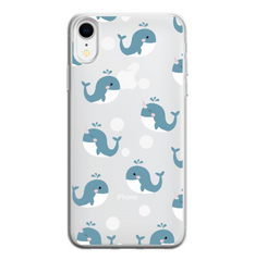 Чохол прозорий Print SUMMER для iPhone XR Whale купити
