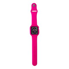 Ремешок Silicone Full Band для Apple Watch 38 mm Electrik Pink