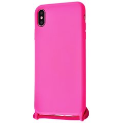 Чохол WAVE Lanyard Case для iPhone XS MAX Electric Pink купити