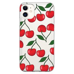 Чехол прозрачный Print Cherry Land для iPhone 12 MINI Big Cherry купить
