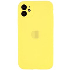 Чехол Silicone Case Full + Camera для iPhone 11 Canary Yellow купить