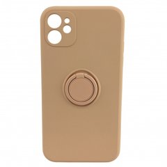 Чохол Silicone Case Full Camera Ring для iPhone 11 Grapefruit купити