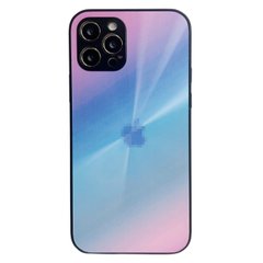 Чехол Glass Watercolor Case Logo new design для iPhone X | XS Purple купить