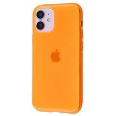 Чехол Crystal color Silicone Case для iPhone 12 MINI Orange купить