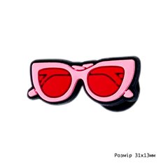 Jibbitz для Crocsі Case Glasses Pink
