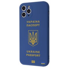 Чехол WAVE Ukraine Edition Case для iPhone 11 PRO Ukraine passport Blue купить