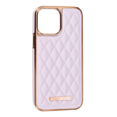 Чохол PULOKA Design Leather Case для iPhone 14 Purple