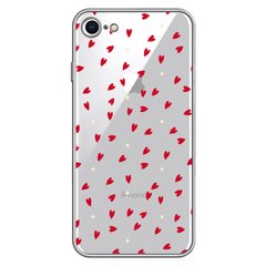 Чохол прозорий Print Love Kiss для iPhone 7 | 8 | SE 2 | SE 3 More Hearts купити