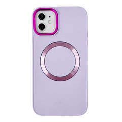 Чехол Matte Colorful Metal Frame MagSafe для iPhone 13 PRO Glycine