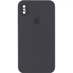 Чохол Silicone Case FULL+Camera Square для iPhone XS MAX Charcoal Gray купити