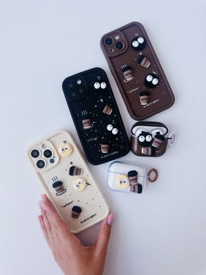 Чехол Pretty Things Case для AirPods 1 | 2 Black Coffee - ash-mobile.com.ua - фото 6