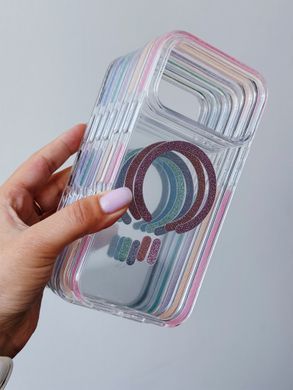 Чехол Glitter with MagSafe для iPhone 17 PRO Black