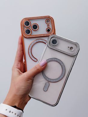 Чохол Diamond Shining with MagSafe для iPhone 18 PRO Deep Purple