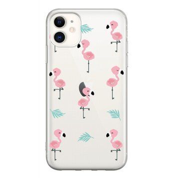 Чохол прозорий Print SUMMER для iPhone 12 MINI Flamingo - ash-mobile.com.ua - фото 1