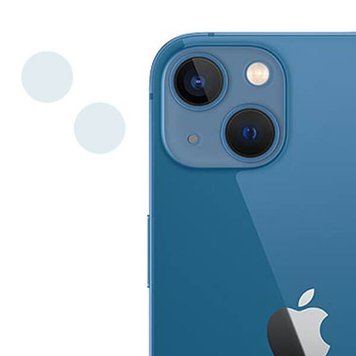 Захисне гнучке скло 0.18 mm на камеру для iPhone 13 | 13 MINI - ash-mobile.com.ua - фото 1