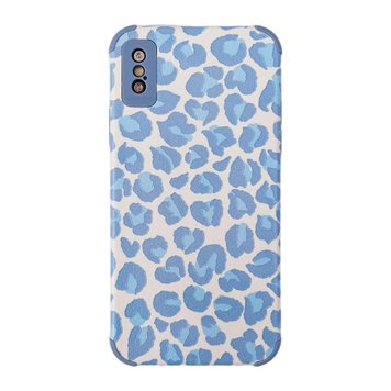 Чохол Leopard для iPhone X | XS Blue - ash-mobile.com.ua - фото 1