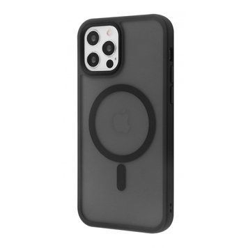 Чехол WAVE Matte Insane Case with MagSafe для iPhone 12 PRO MAX Black - ash-mobile.com.ua - фото 1