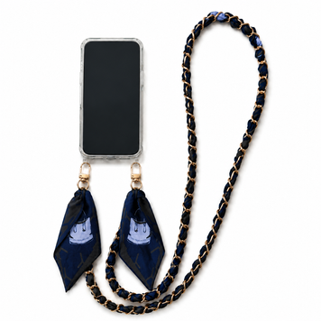 Ремінець для смартфону Silk scarf Big - Dark Blue - ash-mobile.com.ua - фото 1