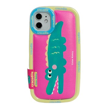 Чохол Crocodile Cniss Kahey Case для iPhone 12 | 12 PRO Pink - ash-mobile.com.ua - фото 1