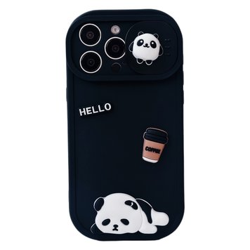 Чехол Panda hide camera для iPhone 12 PRO Black - ash-mobile.com.ua - фото 1