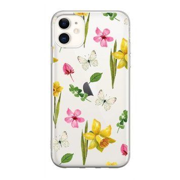 Чохол прозорий Print Butterfly для iPhone 12 MINI White - ash-mobile.com.ua - фото 1