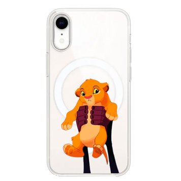 Чохол прозорий Print Lion King with MagSafe для iPhone XR Simba King - ash-mobile.com.ua - фото 1