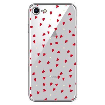 Чехол прозрачный Print Love Kiss для iPhone 16e | 17e More Hearts - ash-mobile.com.ua - фото 1