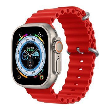 Ремінець Ocean Band для Apple Watch 42mm | 44mm | 45mm | 46mm | 49mm Red - ash-mobile.com.ua - фото 1