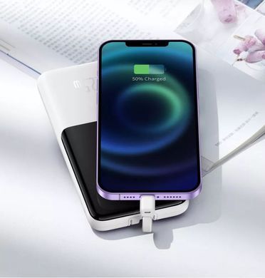 Портативна Батарея Baseus Elf Digital Display 10000mAh 22.5W/5A QC White - ash-mobile.com.ua - фото 4