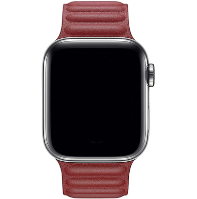 Ремешок Leather Link для Apple Watch 42/44/45/49 mm Red купить