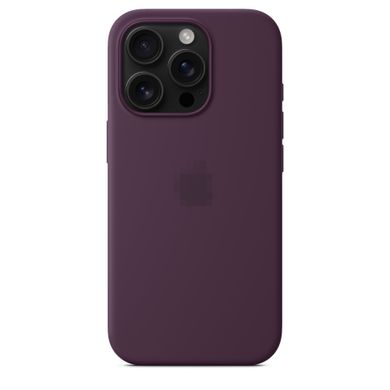 Чохол Silicone Case with MagSafe OEM для iPhone 16 PRO Plum - ash-mobile.com.ua - фото 4