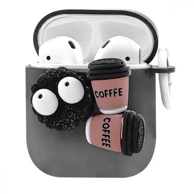 Чехол Pretty Things Case для AirPods 1 | 2 Black Coffee - ash-mobile.com.ua - фото 3