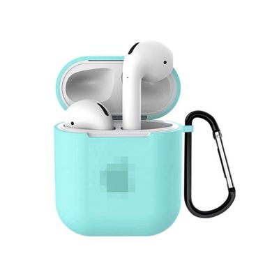 Чохол (яблуко) для AirPods PRO Mint - ash-mobile.com.ua - фото 1