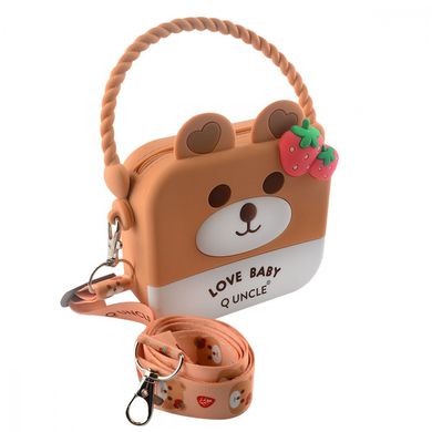Сумка для дитячого фотоапарату Bear Strawberry 12,5*14*4 Brown купити