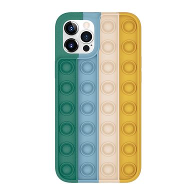 Чехол Pop-It Case для iPhone XR Pine Green/Yellow купить