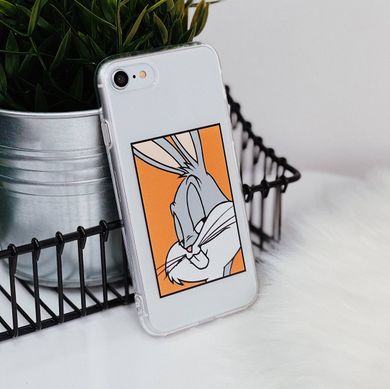 Чехол прозрачный Print для iPhone 6 | 6s Кролик купить