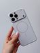 Чохол Nofelet AG Glass with MagSafe для iPhone 13 PRO MAX Light Blue
